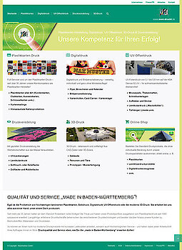 Webportal der Manhillen Drucktechnik GmbH jetzt mobil optimiert